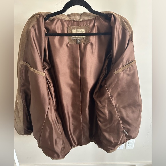 Cabelas Men’s Suede Leather Sport Coat Size 46 Regular Brown - Picture 7 of 7
